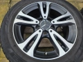 Лети джанти 16ки 5х112 Mercedes + зимни гуми 205/55/16 Bridgestone, снимка 4