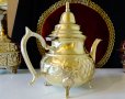 Марокански бронзов чайник,кана,маркиран. , снимка 6
