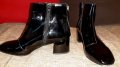 Miss KG дамски черни лачени боти, снимка 8