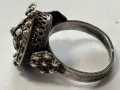 Сребърен възрожденски пръстен, снимка 3