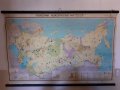 Стара платнена карта Полезни изкопаеми на СССР, снимка 1