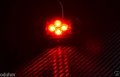 Диодни ЛЕД LED габарити овални ЧЕРВЕНИ с 4 диода 24V за камион , снимка 3