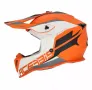 Каска ACERBIS LINEAR ORANGE/WHITE, снимка 2