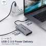QGeeM USB C Hub 7 в 1 USB C, 4K HDMI ,PD 100 W , 3 Х​ USB 3.0 порта, SD/TF четец на карти, снимка 6
