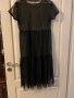 Черна нова плажна  дълга прозрачна тюлена тюл рокля , снимка 6