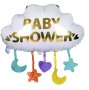 BABY SHOWER облак облаче бебе бебешко парти бебешки пита погача фолио фолиев балон хелий или въздух