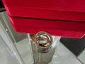 CARTIER Trinity Half Paved Classic Унисекс (Мъжки / Дамски) Пръстен, снимка 5