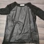Продавам дамска черна блуза на Зара, снимка 1 - Блузи с дълъг ръкав и пуловери - 39345209