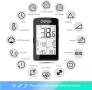 Нов CYCPLUS GPS велокомпютър, ANT+ велокомпютър GPS с Bluetooth 5.0, 2.8-инчов LCD екран, скоростоме, снимка 5