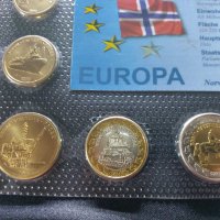 Пробен Евро сет - Норвегия 2004, снимка 3 - Нумизматика и бонистика - 43188031