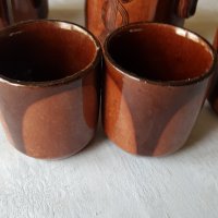 Комплект керамичен кана чаши , снимка 3 - Чаши - 33339276