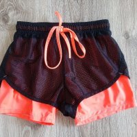 Страхотни къси панталони цвят корал сьомга, снимка 1 - Къси панталони и бермуди - 32312559