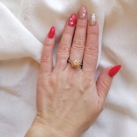 Прекрасен пръстен с кристал 510, снимка 2 - Пръстени - 38397180