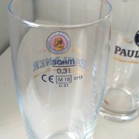 Стъклени чаши за бира 300мл, снимка 4 - Чаши - 43940461