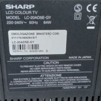 LCD Телевизор Sharp НОМЕР 66. Model LC-20AD5E. 20инча 51см. Работещ. Без дистанционно. Внос от Герма, снимка 14 - Телевизори - 43562309