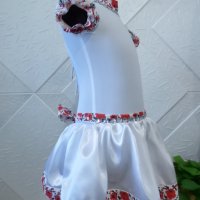 Детска рокля с българска шевица за спортни танци, снимка 5 - Детски рокли и поли - 37529152