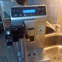 Кафеавтомат Делонги Аутентика с кана за капучино, прави страхотно кафе с каймак и капучино , снимка 2 - Кафемашини - 40251921