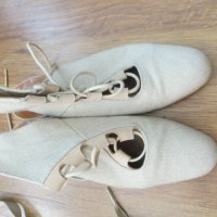 Дамски обувки от естествени материали, снимка 4 - Дамски елегантни обувки - 37791533