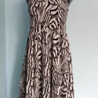 Еластична маркова рокля тип туника в зебра принт "H&M"® / унисайз , снимка 2 - Рокли - 36934530