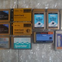 Мрежова Карта LAN Карта-Wireless-Лот 11бр-Различни-Multi-functional PC Card-IBM-DACOM-DELL-DIVA-Mega, снимка 1 - Други - 43361582