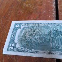 Банкнота Два долара, снимка 5 - Нумизматика и бонистика - 43366844