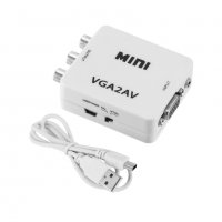 Аудио/Видео активен конвертор от VGA към AV , снимка 6 - Плейъри, домашно кино, прожектори - 26546642