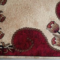 Жакардов килим с флорални мотиви, снимка 1 - Килими - 44000397