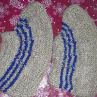 Продавам ръчно плетени терлици и чорапи от истинска вълна, снимка 5 - Други - 39804891