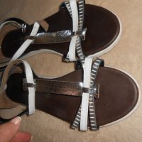 Дамски кожени  ниски сандали  Sono Italiana Shoes, снимка 10 - Дамски ежедневни обувки - 26311823