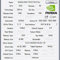 Видео карта NVidia Riva TNT2 Pro 32MB AGP, снимка 8 - Видеокарти - 34794071