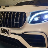 Двуместен акумулаторен джип Mercedes GLC63 (лицензиран), MP4 видео дисплей, 4x4, снимка 9 - Детски велосипеди, триколки и коли - 26947759