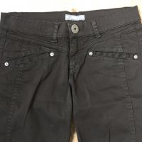 Дамски бермуди ZARA, size38, 97%памук 3% еластан, кафяви, много запазени, като нови, снимка 10 - Къси панталони и бермуди - 29018448