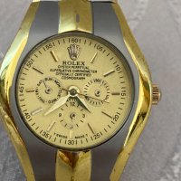 Стилен дамски часовник по модел на Rolex Cosmograph Daytona Oyster Perpetual, нов, кварц, елегантен, снимка 6 - Дамски - 38348038
