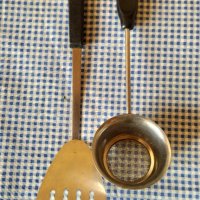 СССР кухненска шпатула и цедка , снимка 1 - Прибори за хранене, готвене и сервиране - 43929126