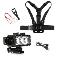 Комплект PRO WATER SET аксесоари за екшън камери GoPro Hero, SJCAM и д, снимка 1 - Чанти, стативи, аксесоари - 27785577