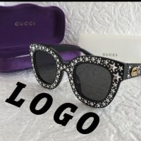 Gucci 2018 дамски слънчеви очила с звезди камъни, снимка 1 - Слънчеви и диоптрични очила - 28281398