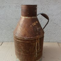 стар гюм за мляко - метален - 8 литра , снимка 3 - Антикварни и старинни предмети - 34996326