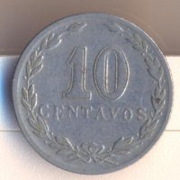 Аржентина 10 сентавос 1927 година, снимка 1 - Нумизматика и бонистика - 26757329