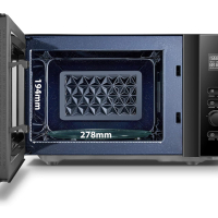 Микровълнова печка фурна Toshiba MV-AM20T(BK) 24.5см 12 прогр 20L 800W, снимка 3 - Микровълнови - 44895059