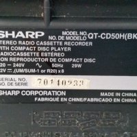 Радиокасетофон Sharp QT-CD50H, снимка 7 - Радиокасетофони, транзистори - 27654366