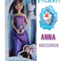 Голяма кукла Елза и Анна от замръзналото кралство Frozen Disney, снимка 3 - Кукли - 43440394