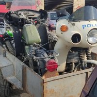 полицейски мотоциклети на части без документи мз емзе емзет, снимка 1 - Части - 36728495