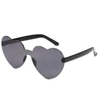 Водоустойчиви дамски очила подходящи за плаж и стъкла във формата на сърца, снимка 1 - Слънчеви и диоптрични очила - 43760824
