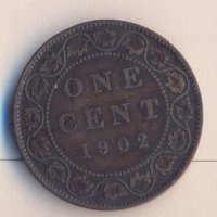 Канада цент 1902 година, снимка 1 - Нумизматика и бонистика - 38005951