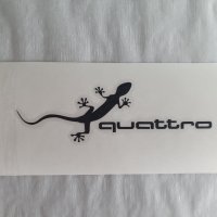 3бр. стикери, лепенки Sticker Audi quattro gecko 002, снимка 5 - Части - 38043235