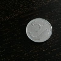 Монета - Италия - 5 лири | 1955г., снимка 1 - Нумизматика и бонистика - 28350526