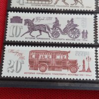 Пощенски марки две серии История на транспорта в Москва СССР/ Гренада 22588, снимка 5 - Филателия - 40444641