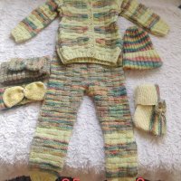 Детски плетени дрехи, снимка 9 - Детски комплекти - 43171081