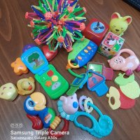 Лот бебешки играчки, снимка 1 - Дрънкалки и чесалки - 44025626