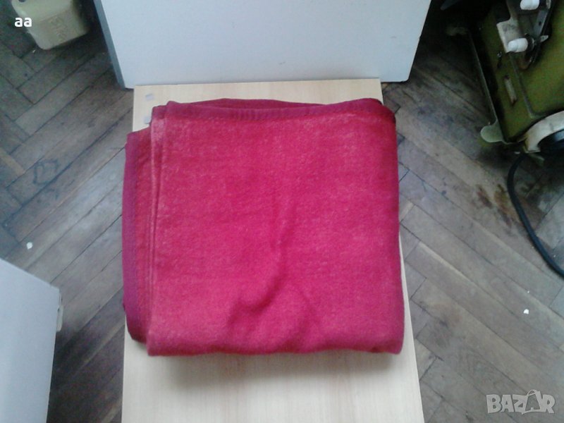 Одеало червено 2/1,5 метра, снимка 1